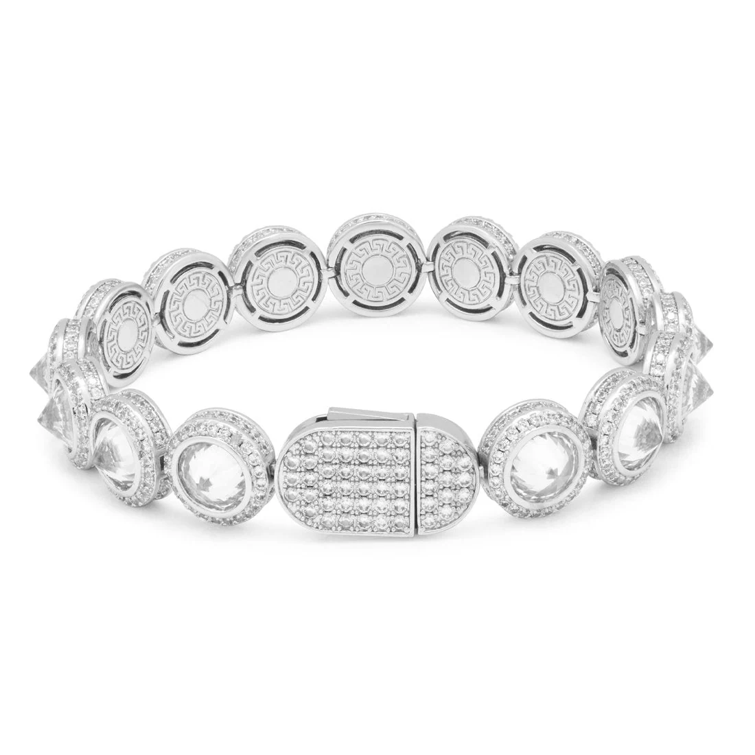 Bracelet tennis à clous 12mm