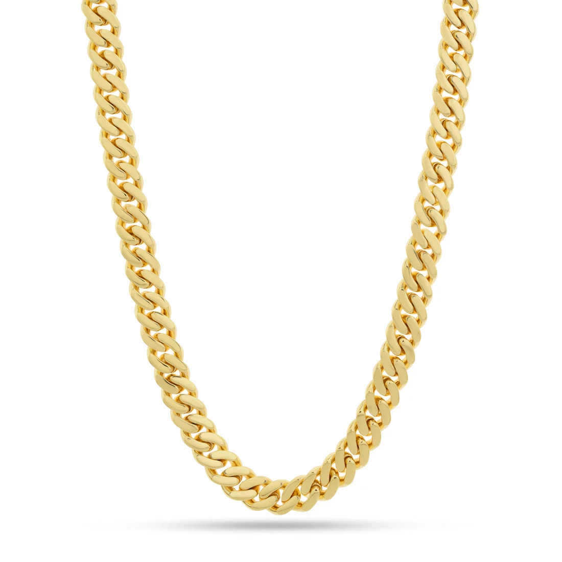 12mm Iced Miami Cuban Link-kæde