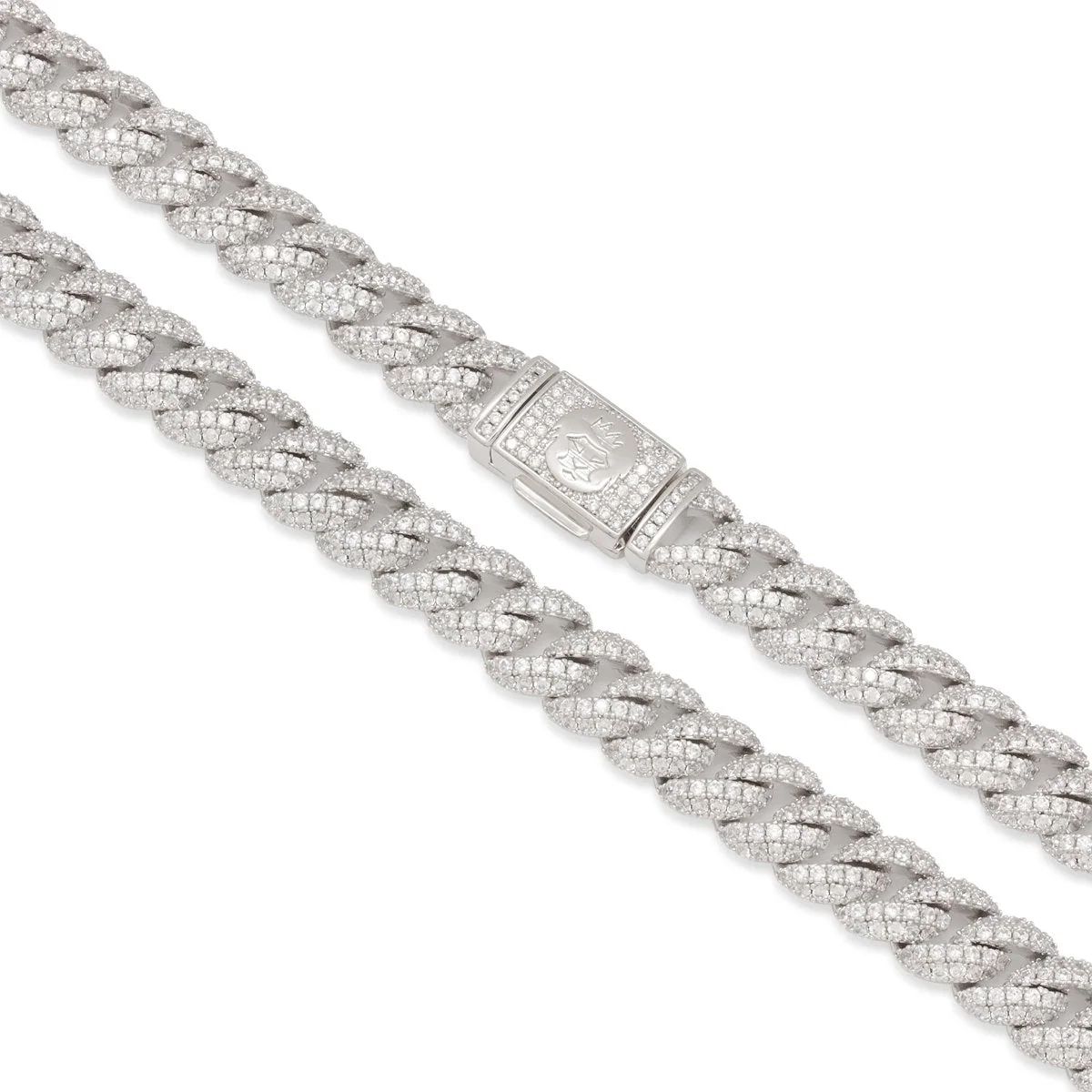 10mm Iced Miami Cuban Link-ketting