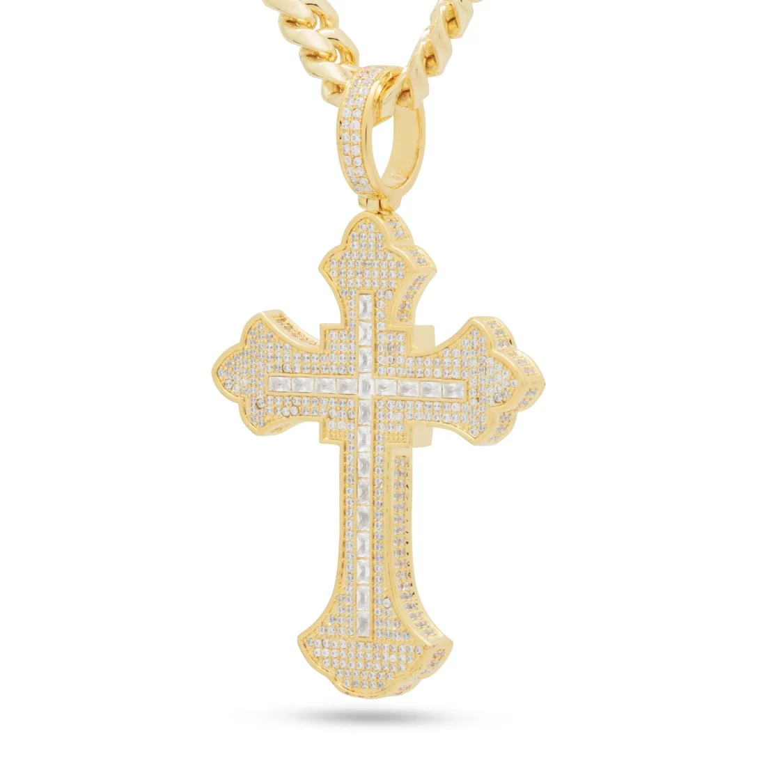 Collana croce Fleur de Lis