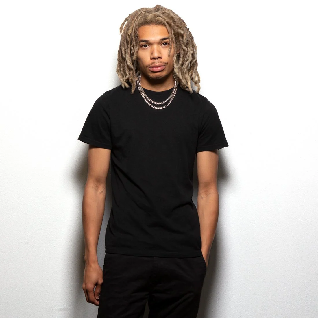 8mm Miami Cuban Link Chain Choker Set