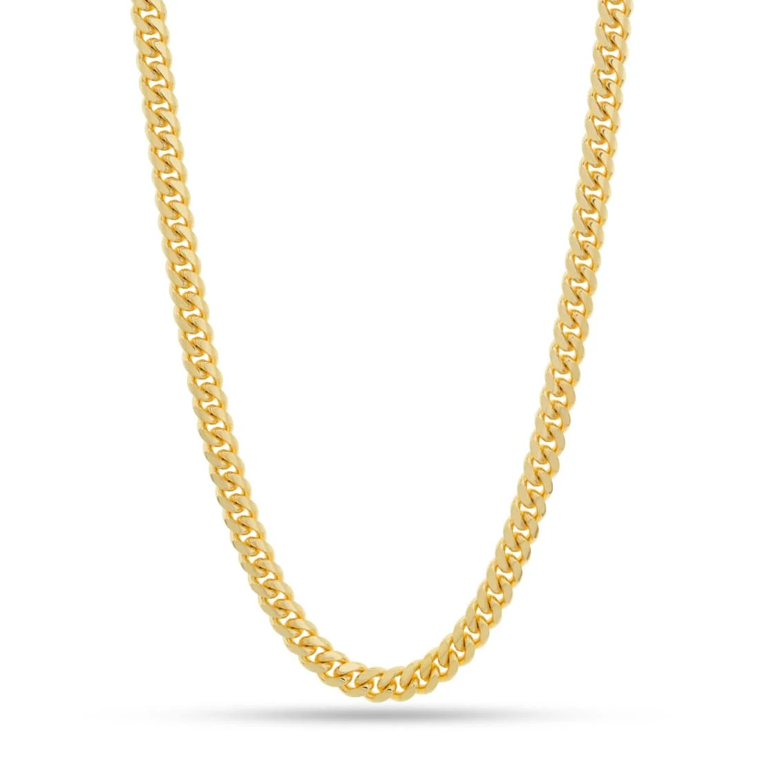 Solid Gold 8mm Miami Cuban Link Chain
