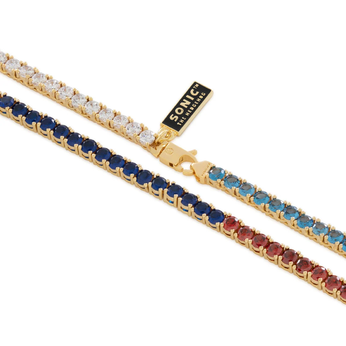 Sonic the Hedgehog x King Ice - 4mm Chaos Emerald Tennis-Kette
