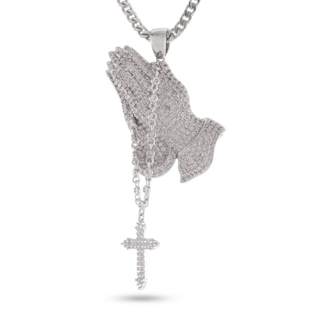Naszyjnik Rosary Praying Hands