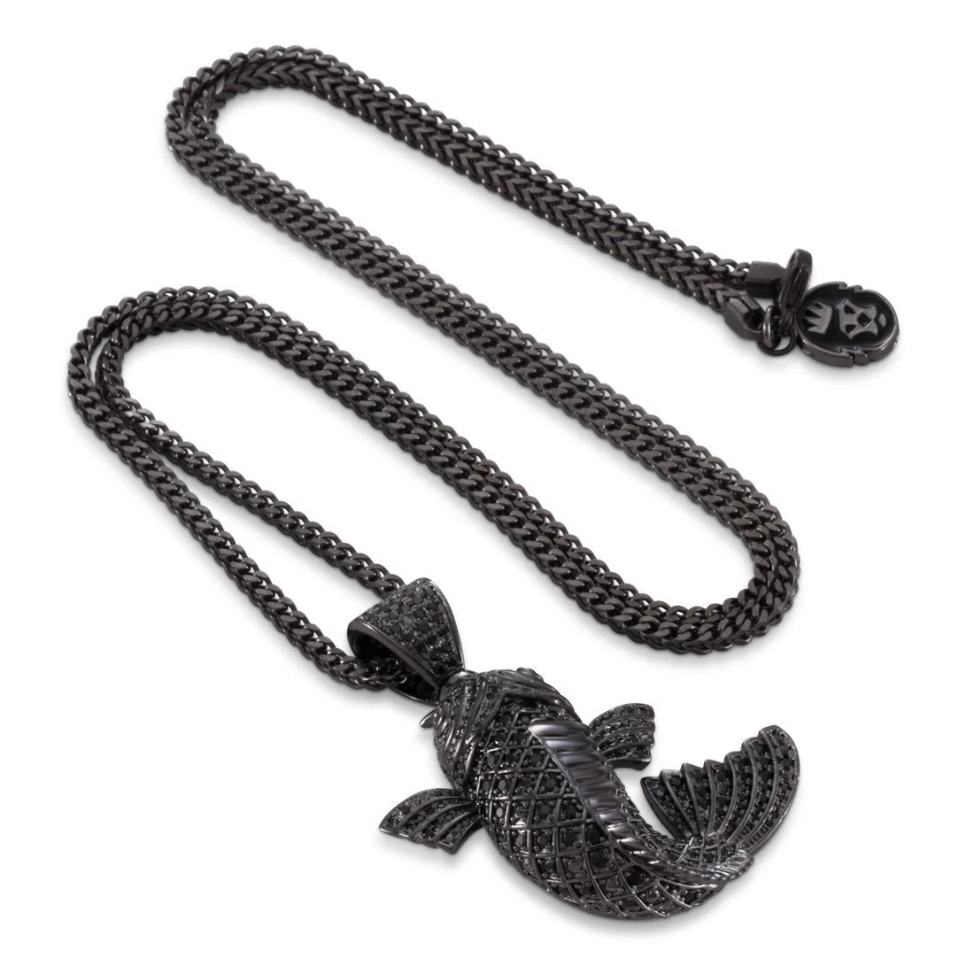 Naszyjnik Black Gold Utsurimono Koi Fish