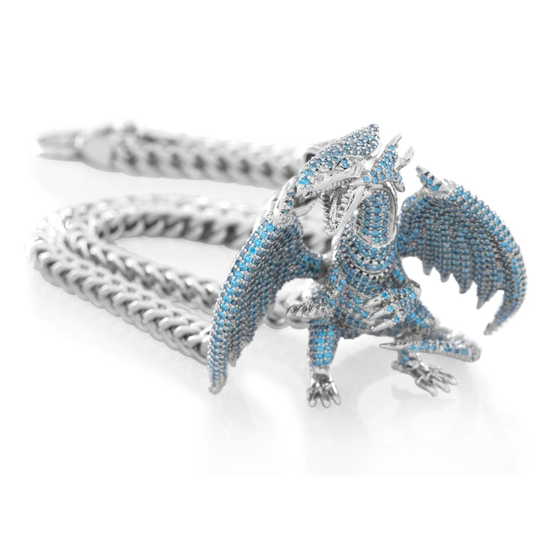 Yu-Gi-Oh! x King Ice - Blue Eyes White Dragon-ketting