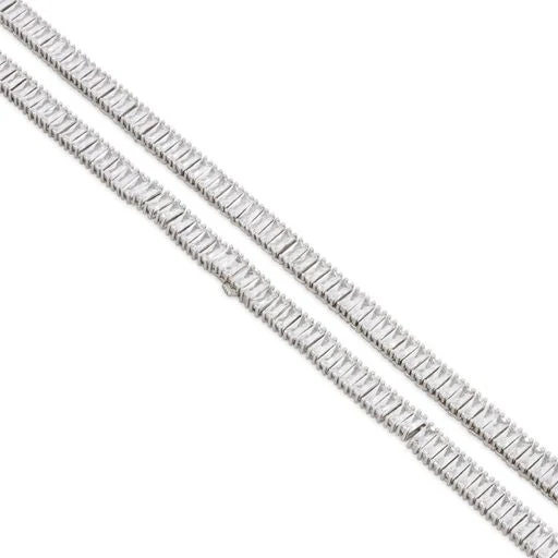 6mm 長方形鑽網球鏈