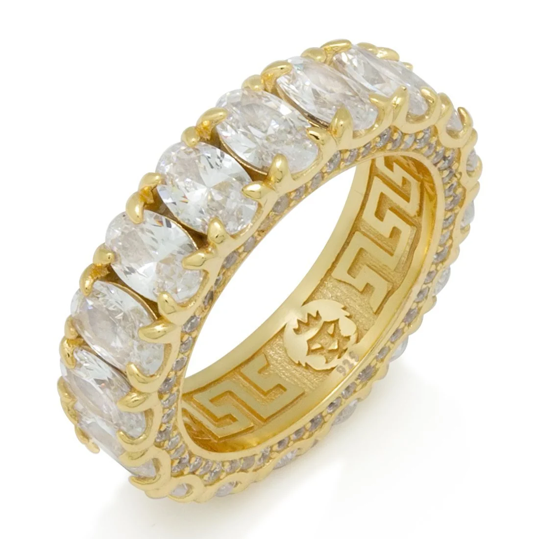 Anello a taglio ovale