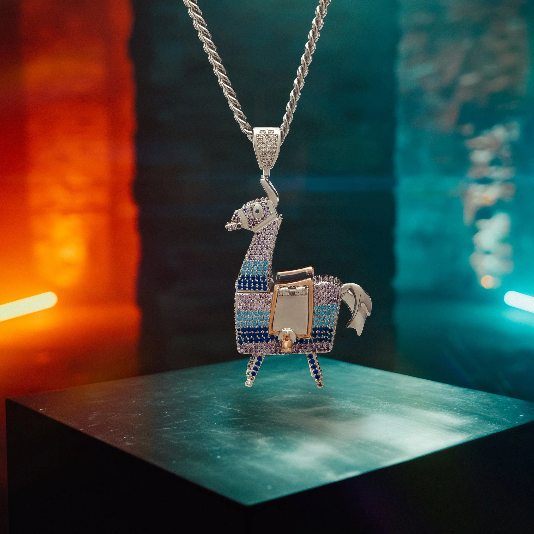 Fortnite x King Ice - Naszyjnik Supply Llama Stash