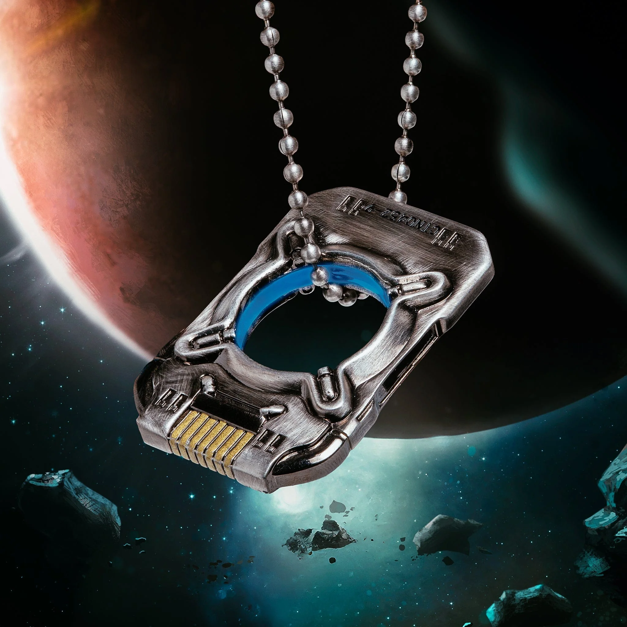 Halo x King Ice - Collana Cortana Chip