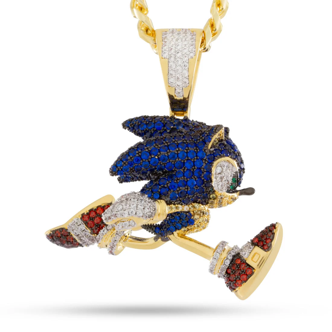 Sonic the Hedgehog x King Ice - Fast Sonic Necklace