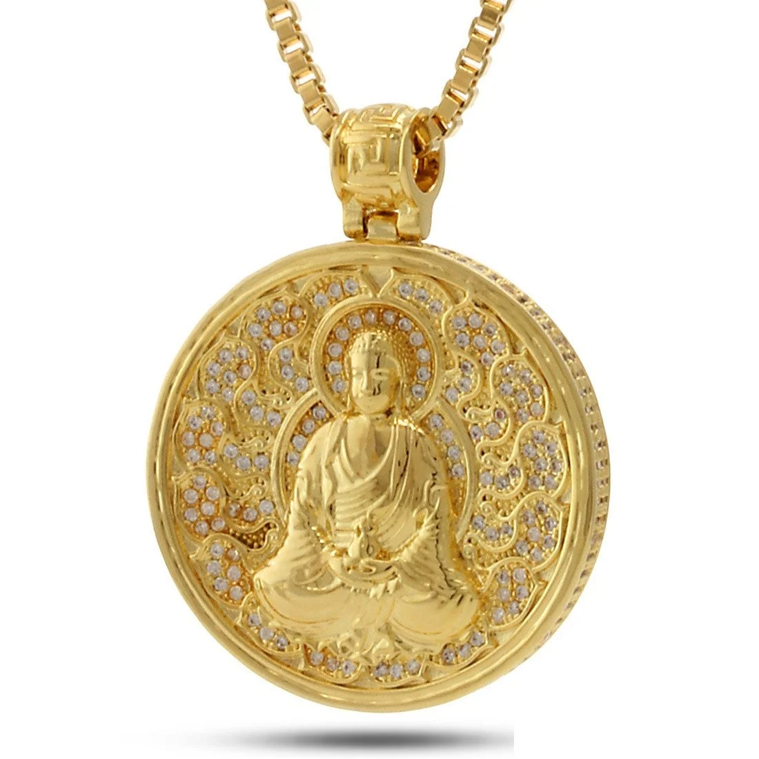 Naszyjnik Buddhist Medallion