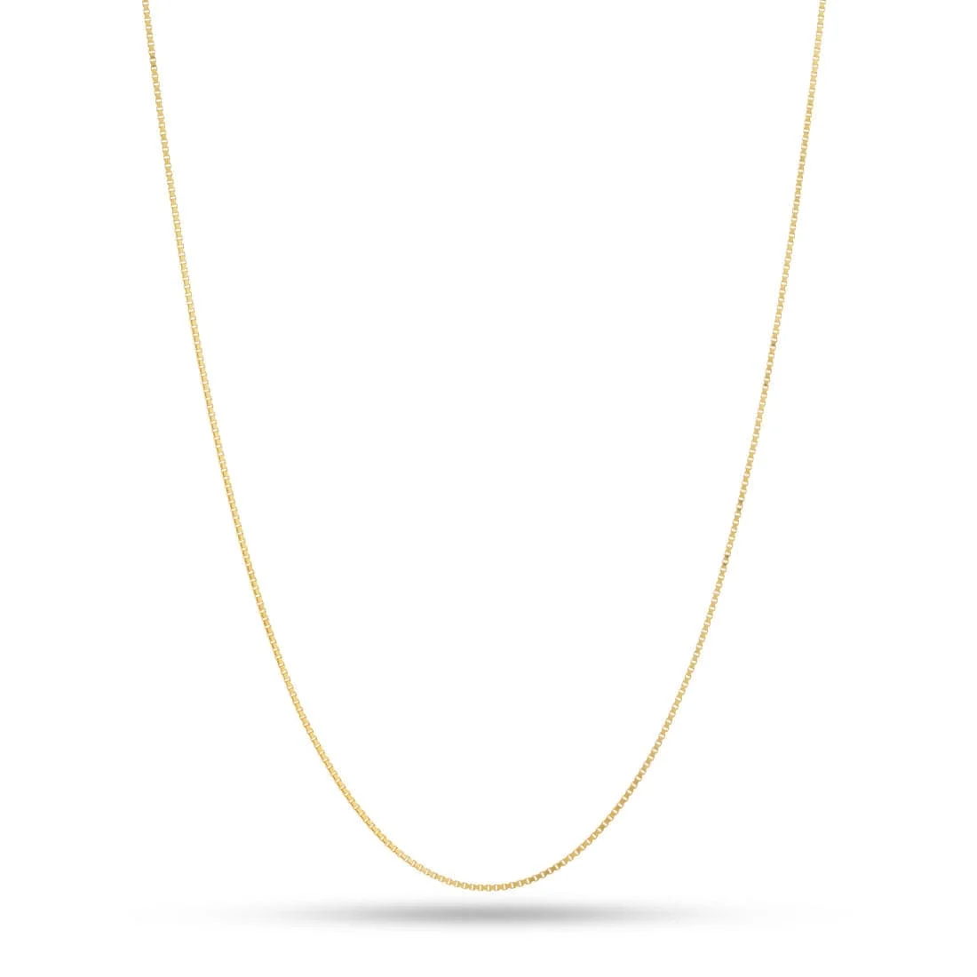 Solid Gold 1mm Box Chain