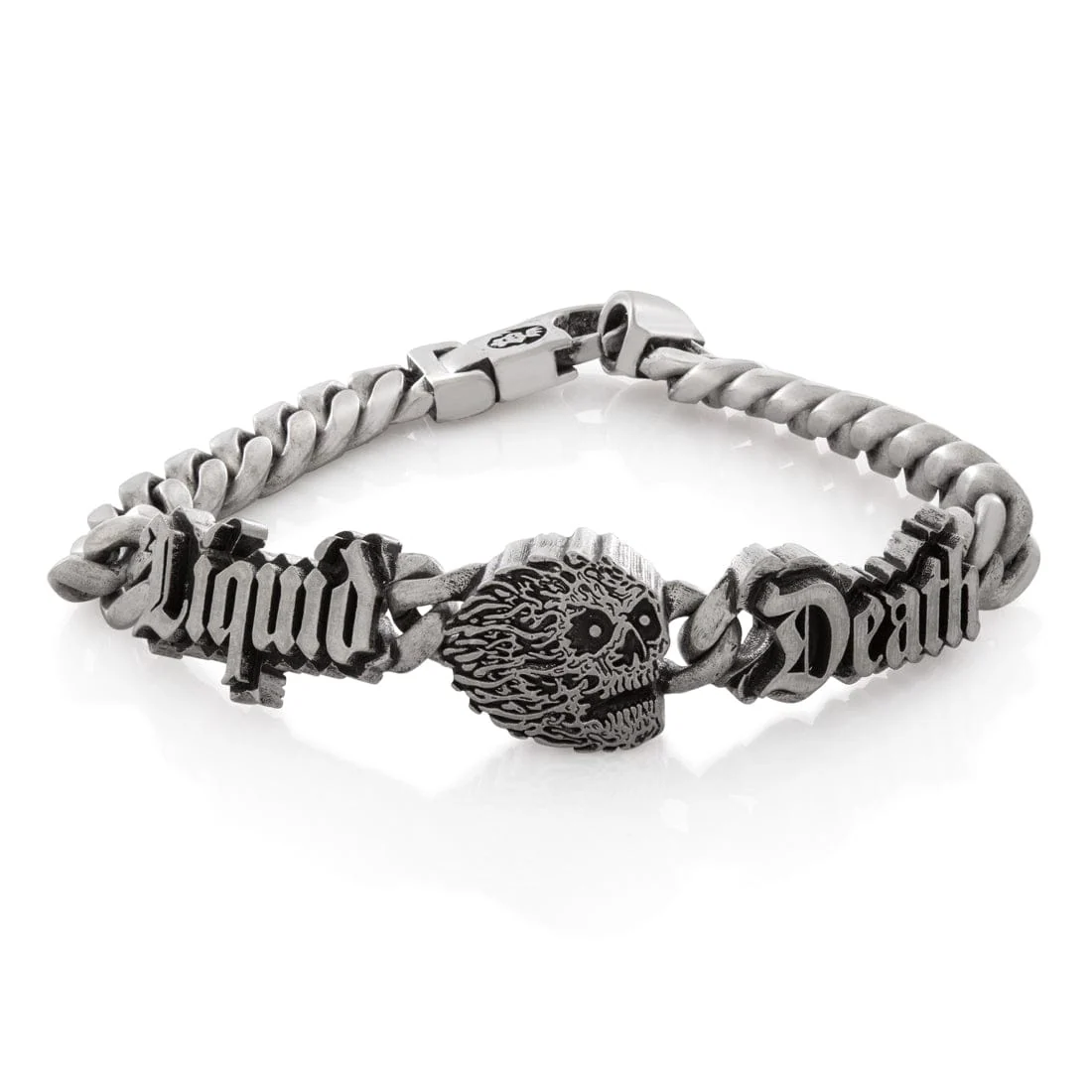 Liquid Death x King Ice - 8mm Skull Bracelet