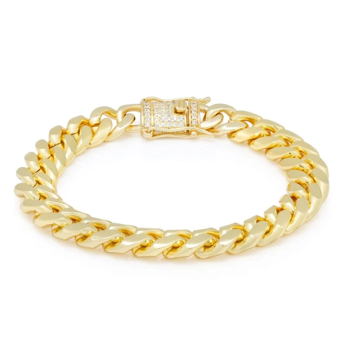 Solid Gold 10mm Miami Cuban Link Bracelet