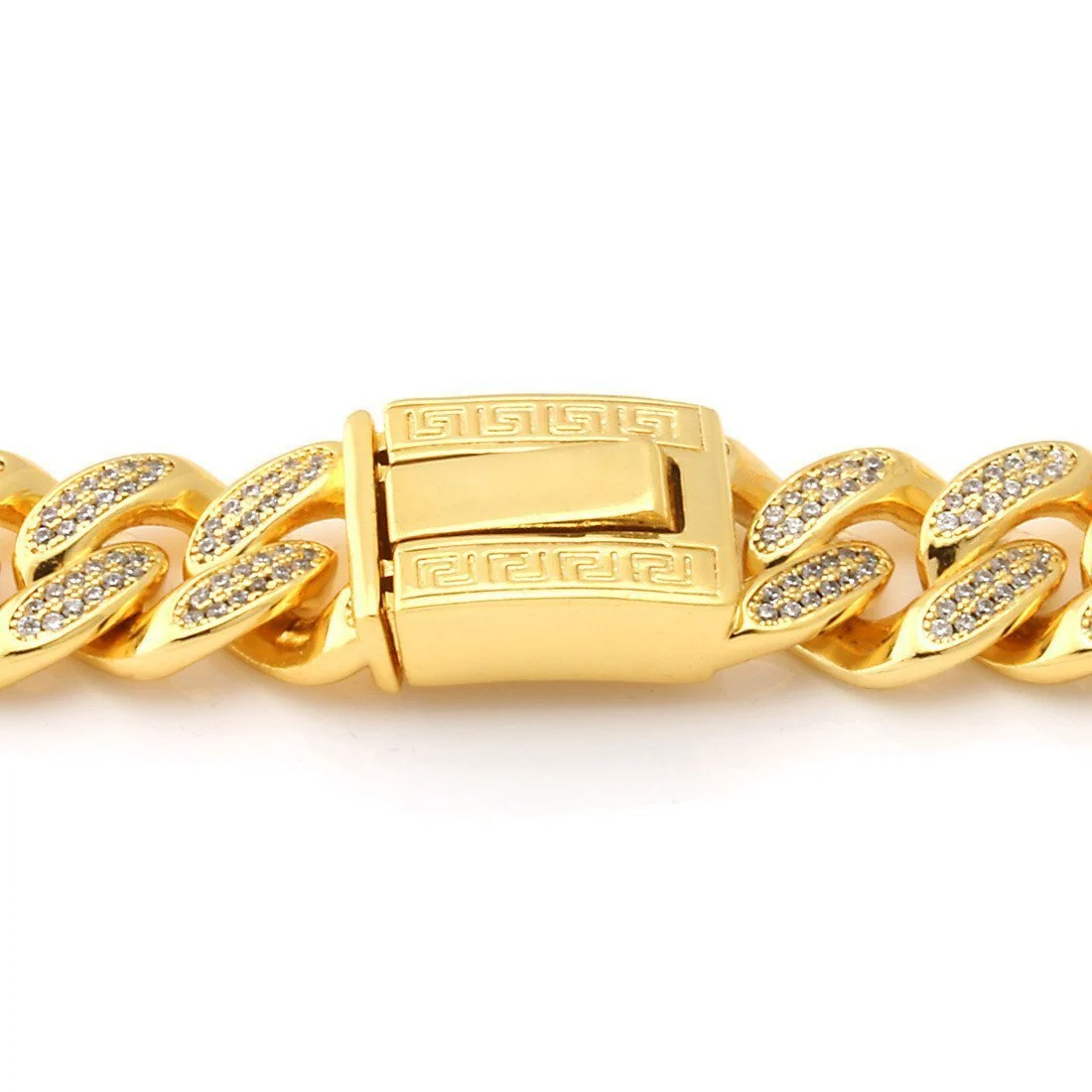 15mm Classic Iced Miami Cuban Link Chain