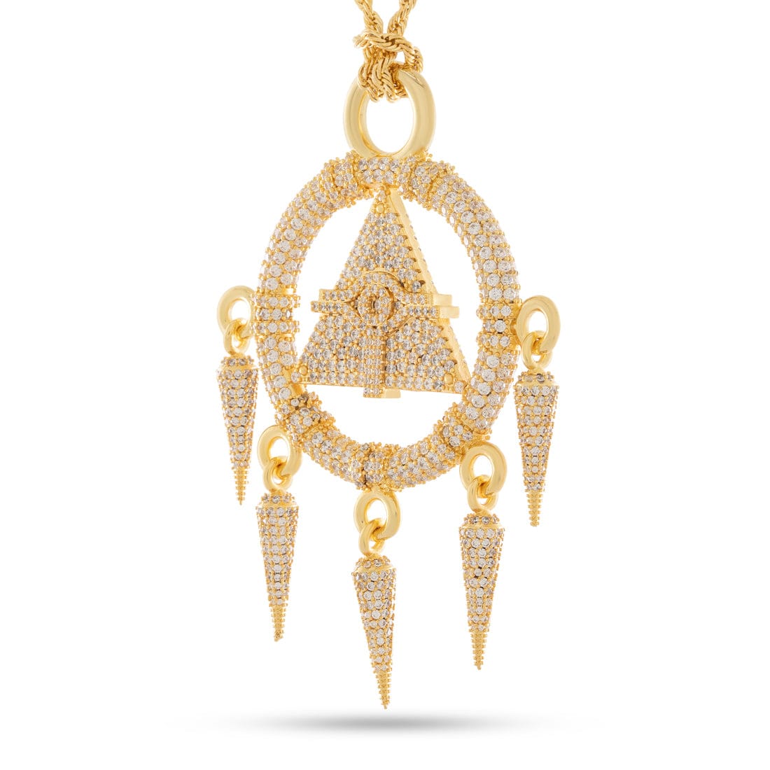 Yu-Gi-Oh! x Iced Chains, Grillz & Jewelry | King Ice - 아이스 밀레니엄 링 목걸이