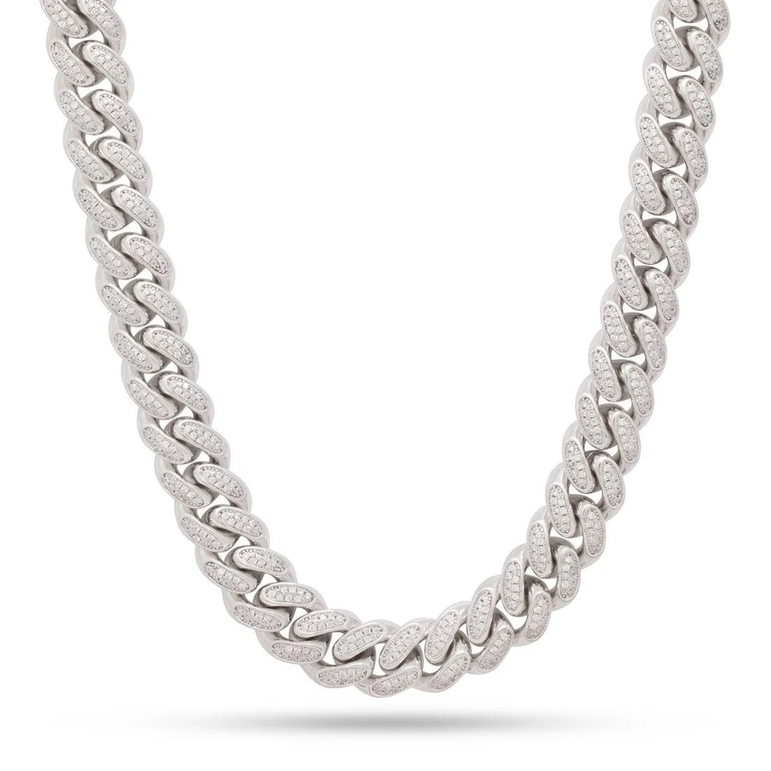 15mm Iced Miami Cuban Link Zincir