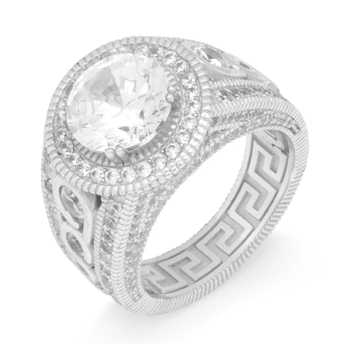 Chevalière taille brillant