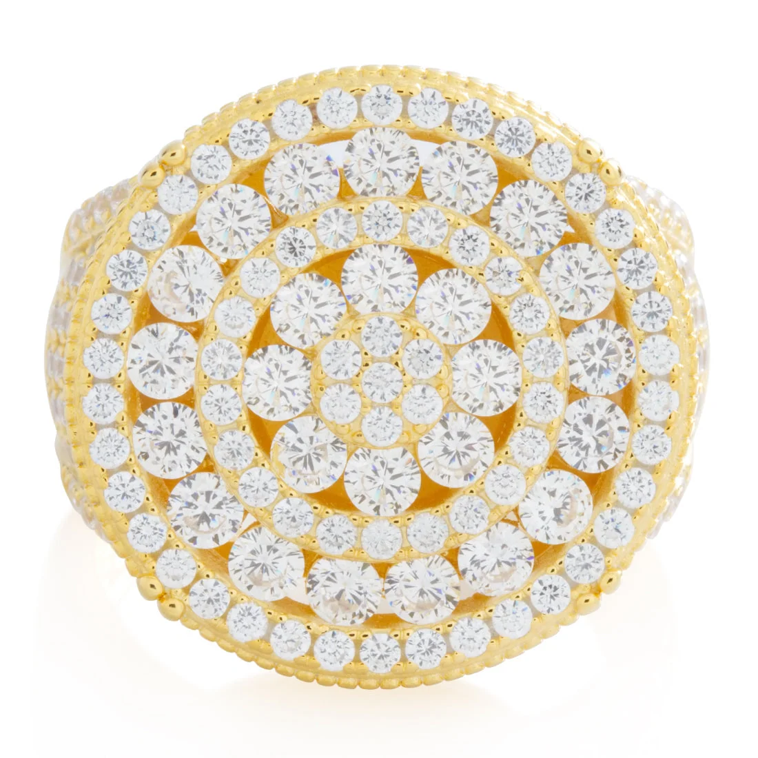 Anello Cluster con Taglio Brillante