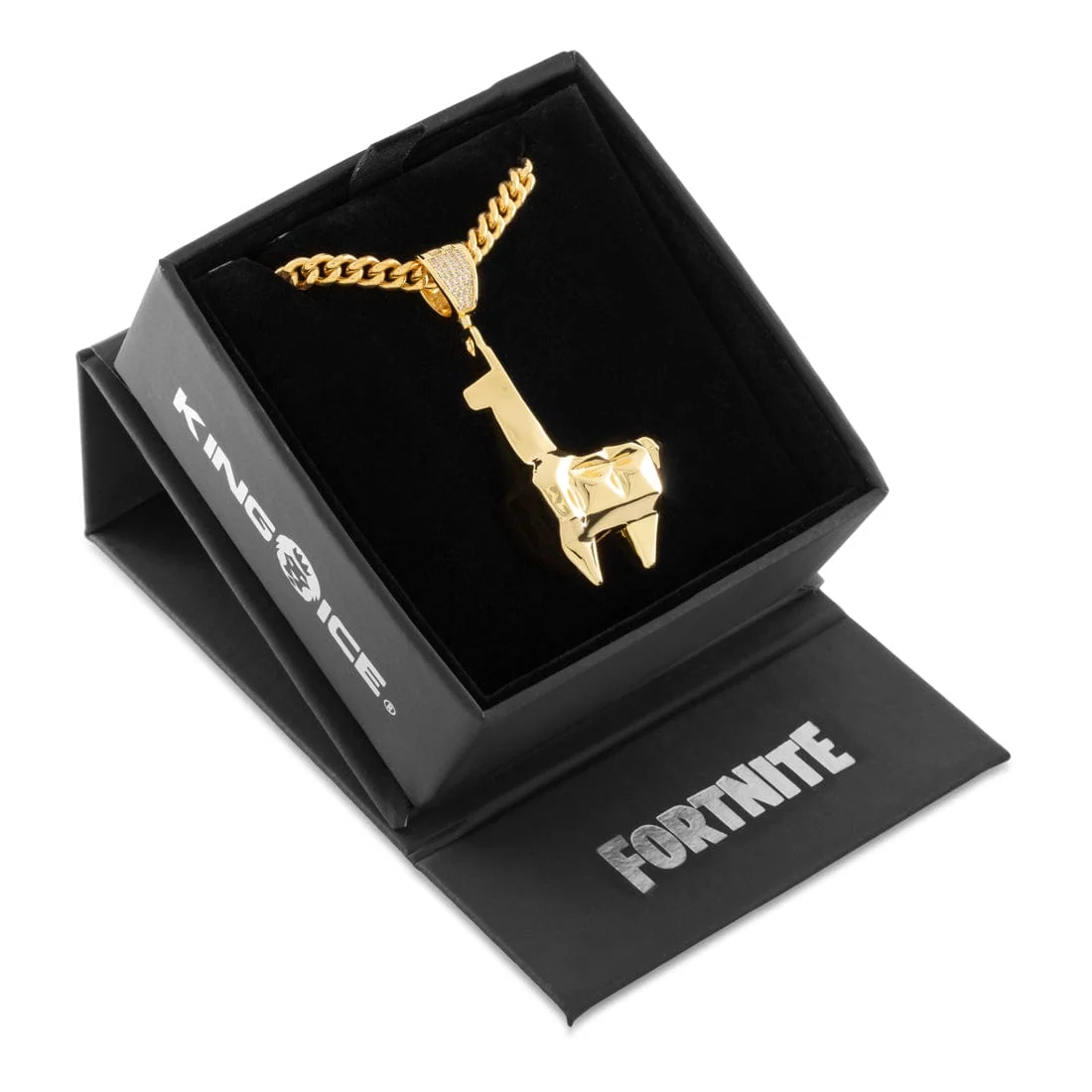 Fortnite x King Ice - Naszyjnik Crystal Llama