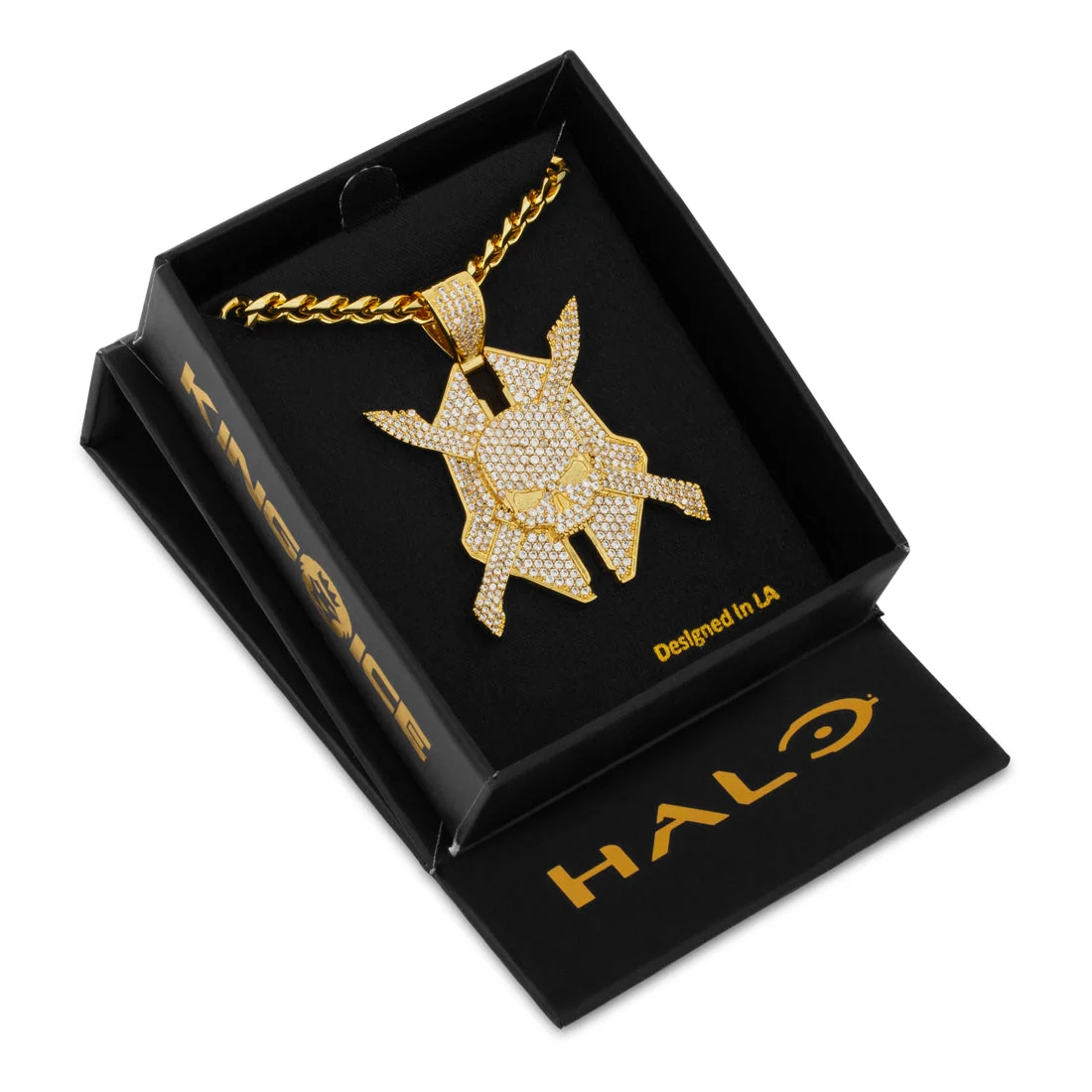 Halo x King Ice - Legendary Emblem Kolye