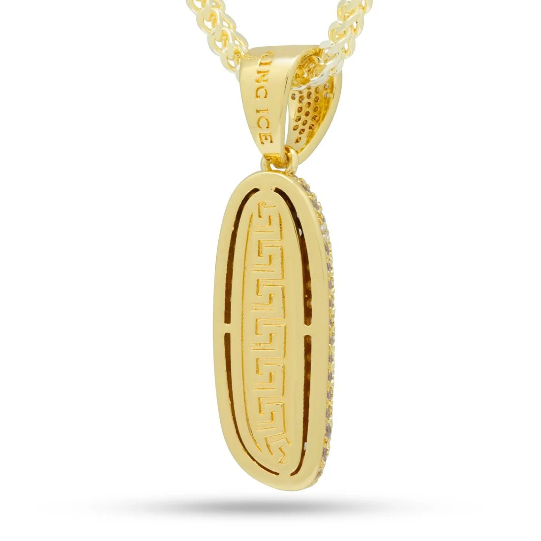 Collar con letra I de burbuja