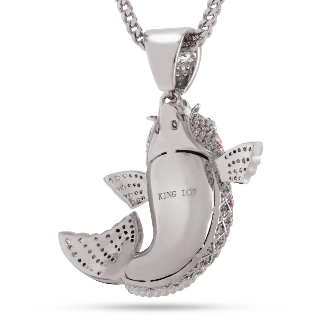 Collana con pesce koi Gin Rin Kohaku