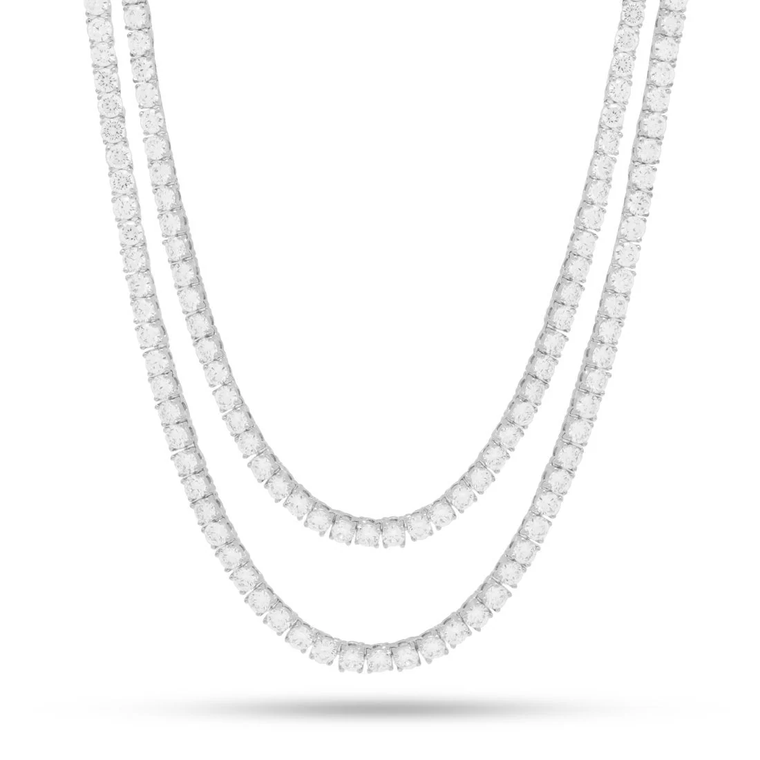 Parure chaîne tennis 4 mm avec choker