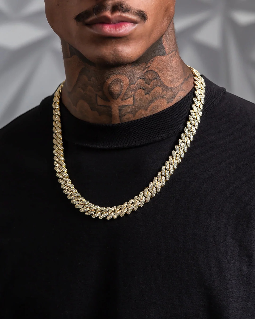 Catena Miami Cuban Link Iced Diamond Cut 12mm