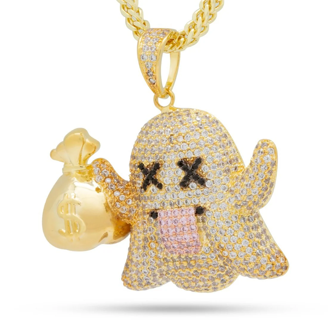 Money Ghost Emoji Kolye