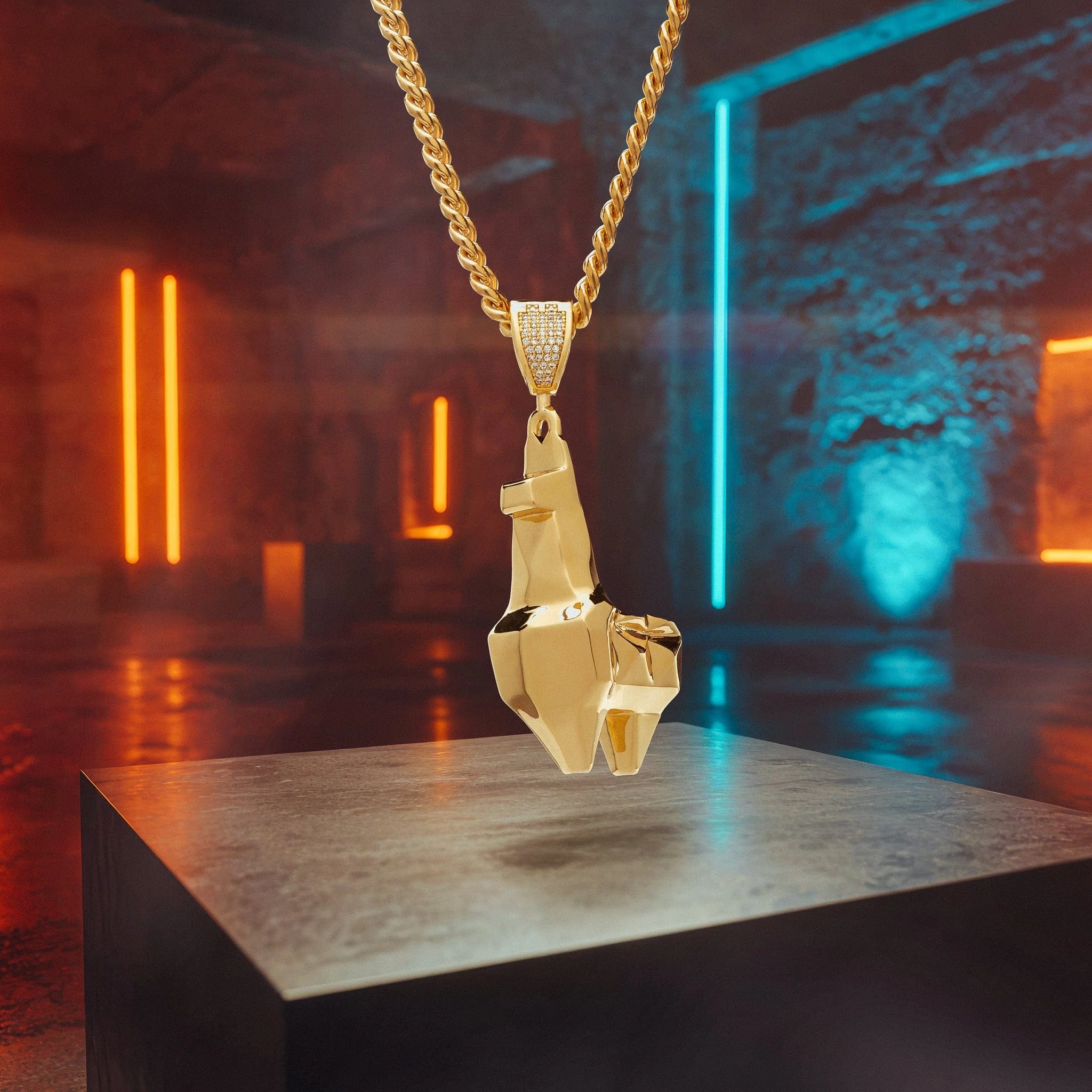 Fortnite x King Ice - Naszyjnik Crystal Llama