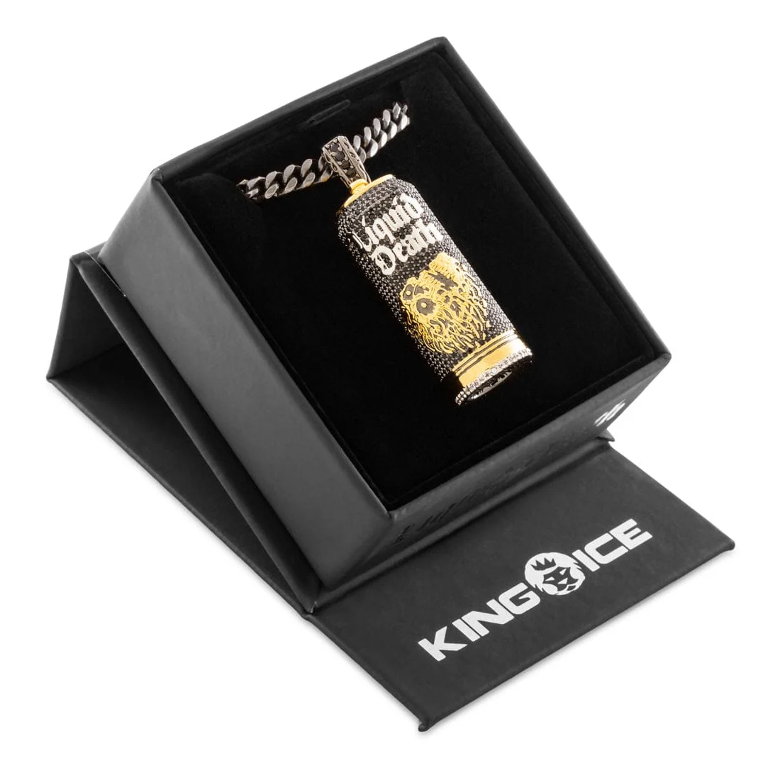 Liquid Death x King Ice - Collana Iced lattina acqua frizzante