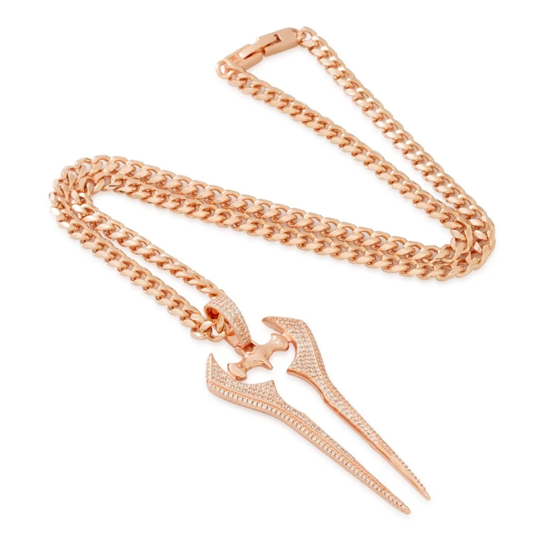 Halo x King Ice - Iced Energy Sword Necklace