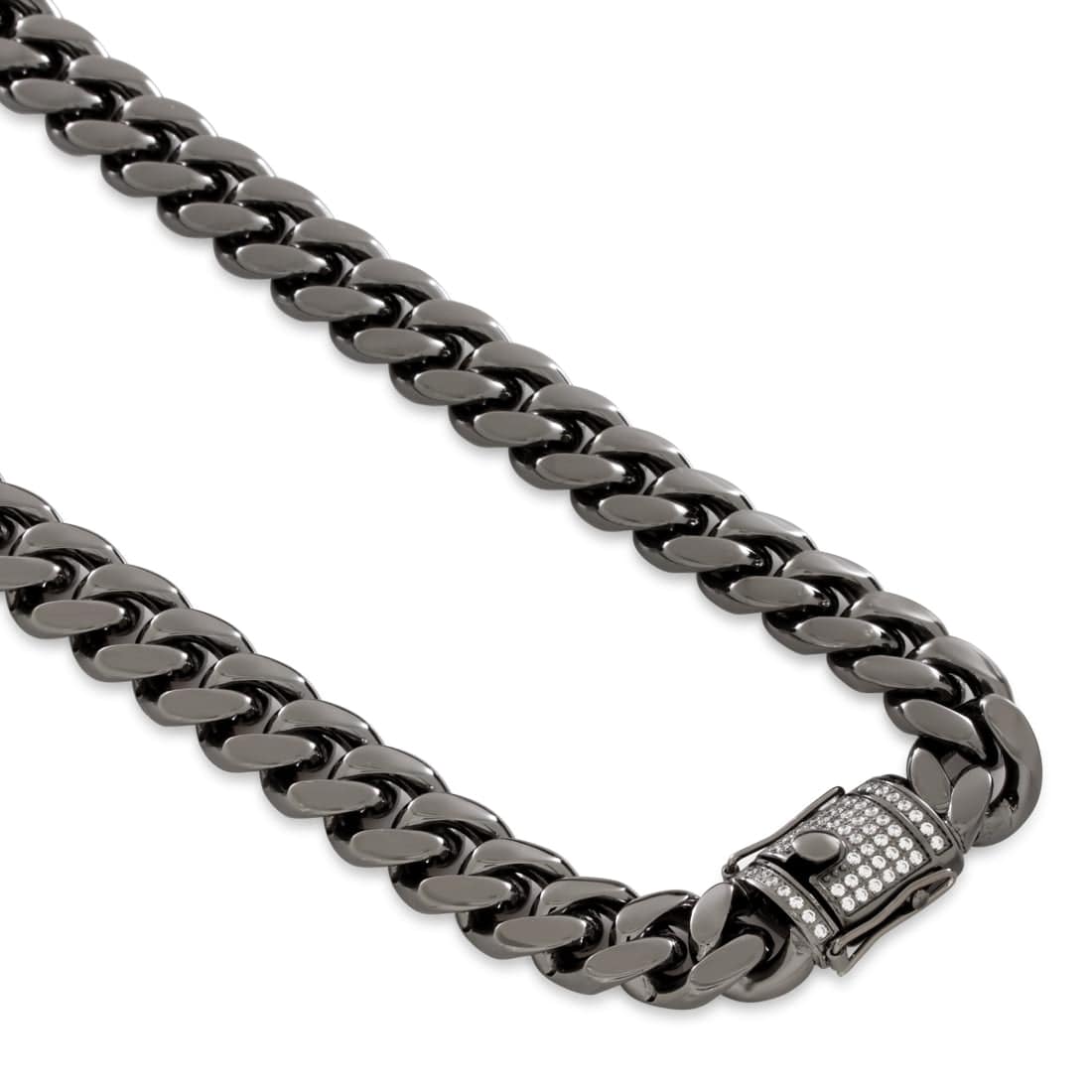 Death Row Records x King Ice - Solid Gold Iced Logo Necklace