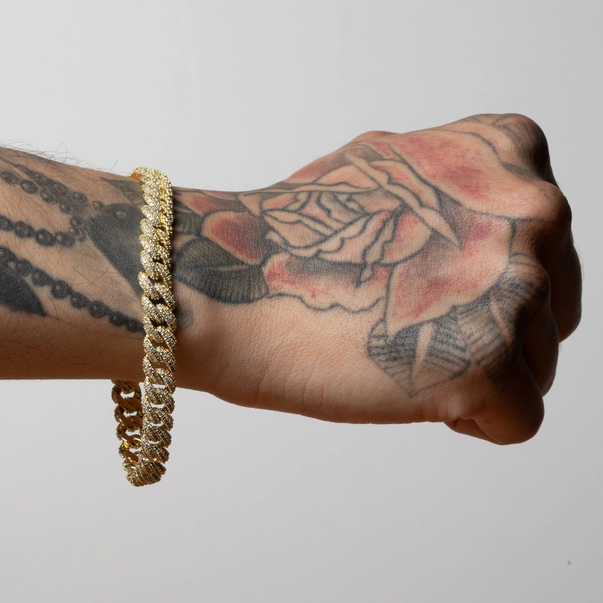 8mm Iced Miami Cuban Link Bracelet