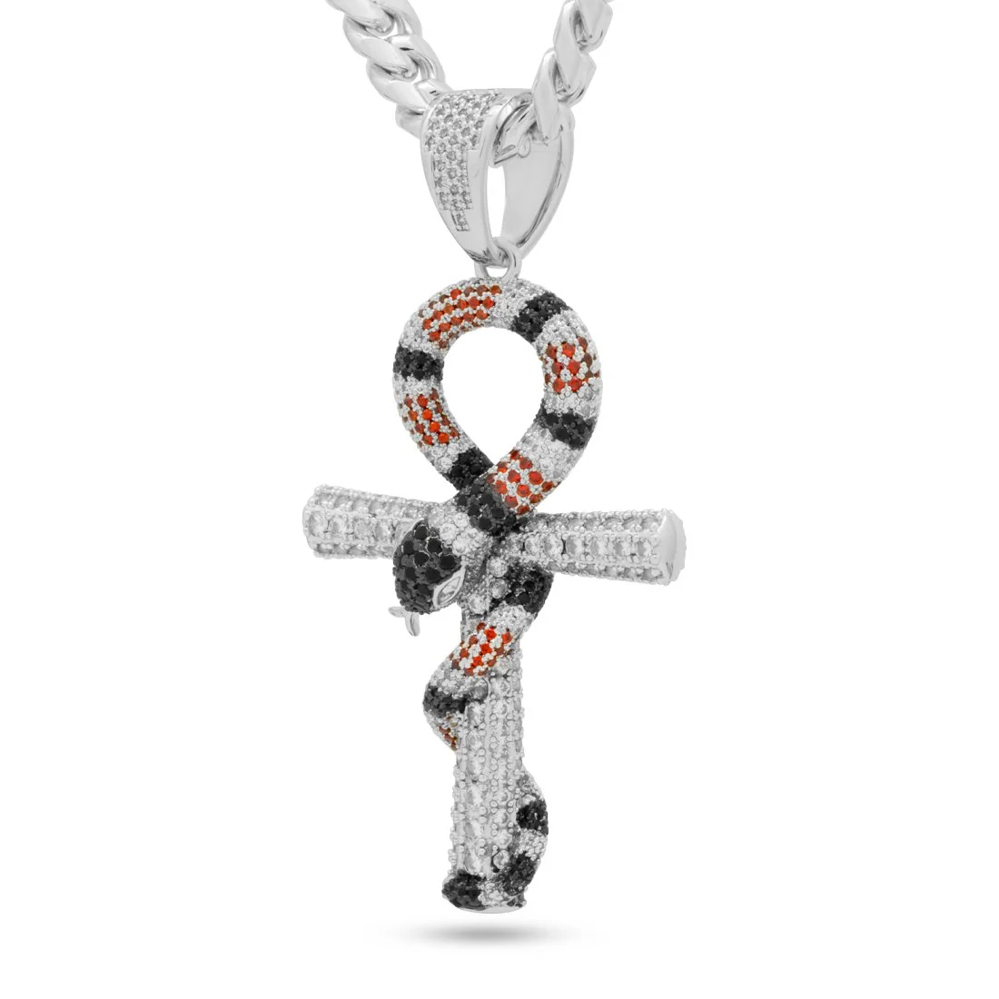 Collana King Snake Ankh Key