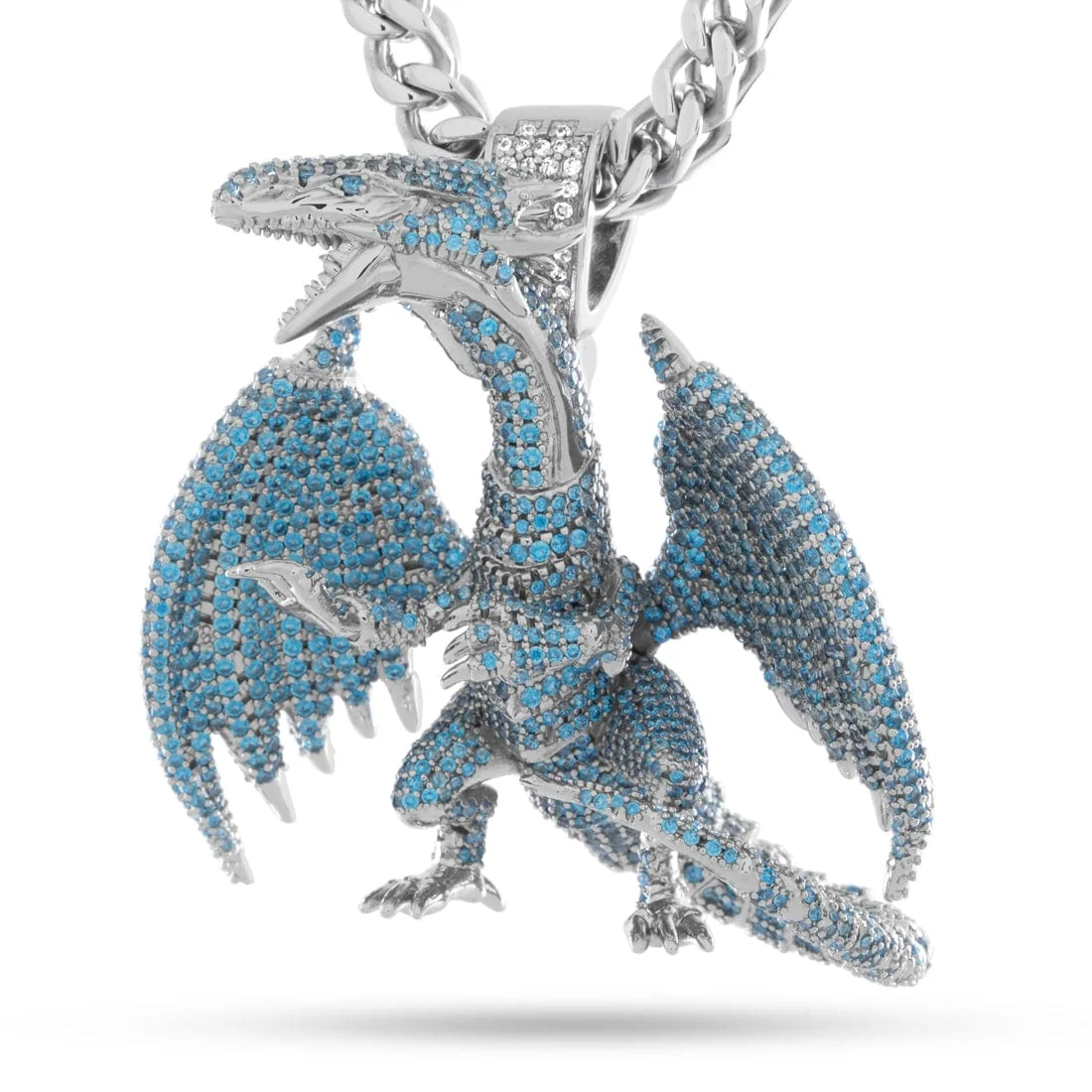 Yu-Gi-Oh! x King Ice - Blue Eyes White Dragon-ketting