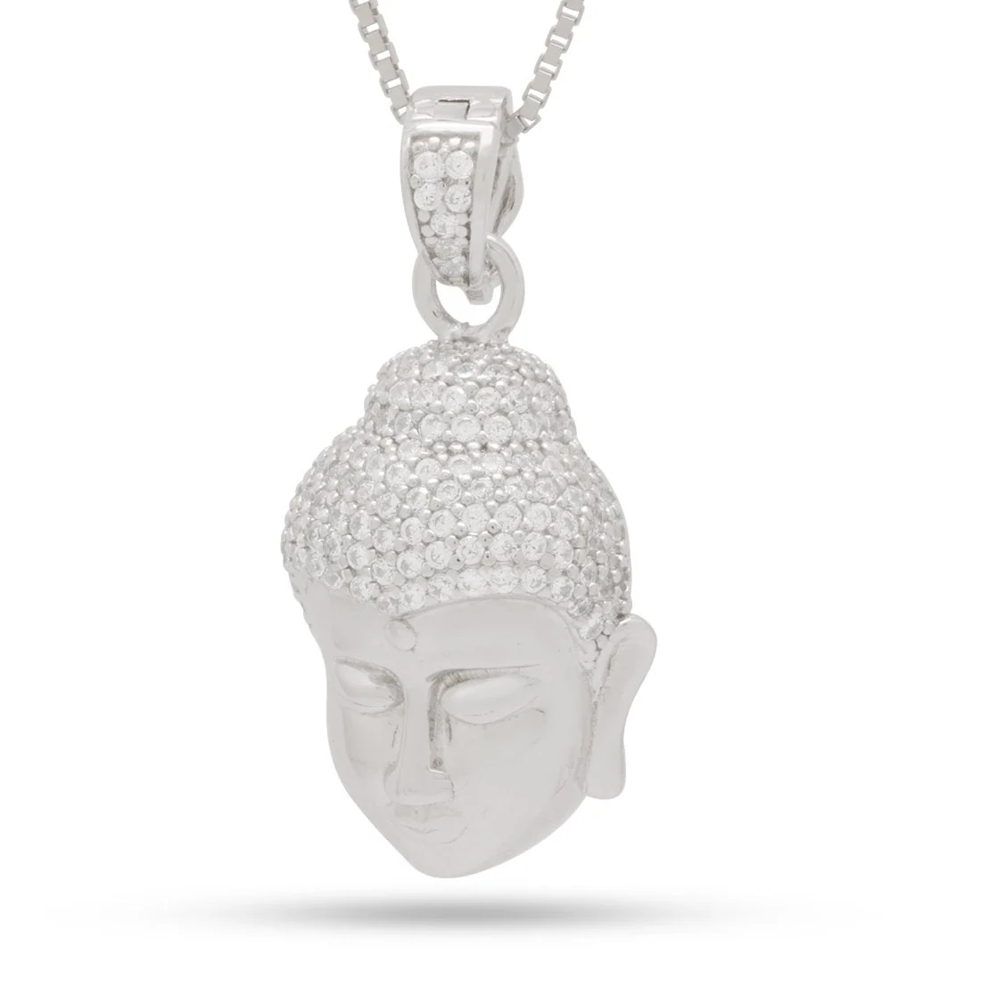 スターリングシルバー Awake Buddha ネックレス