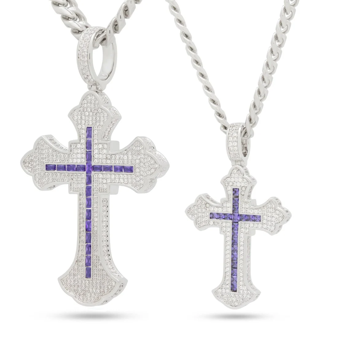 Collana croce Fleur de Lis