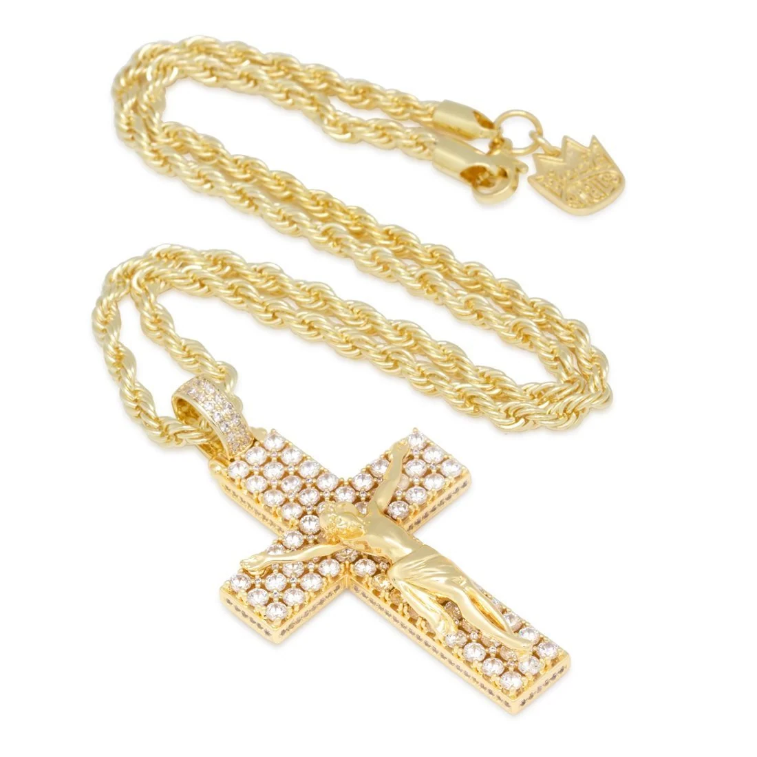 Notorious B.I.G. x King Ice - Biggie Crucifix-halskæde