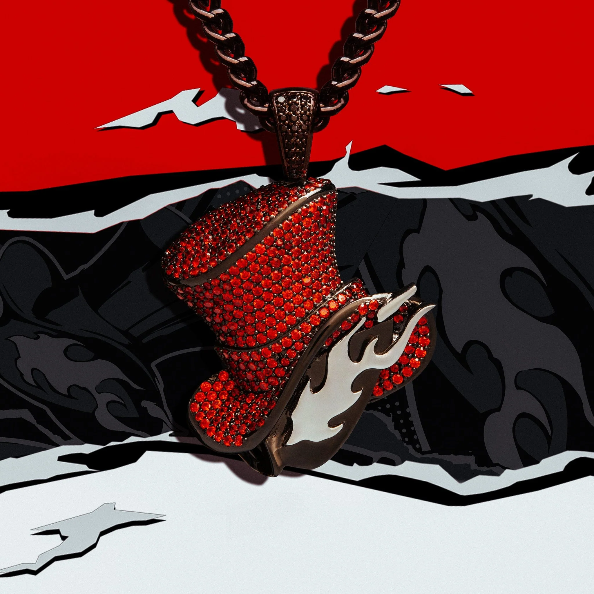 Persona 5 Royal x King Ice - Naszyjnik Calling Card Hat