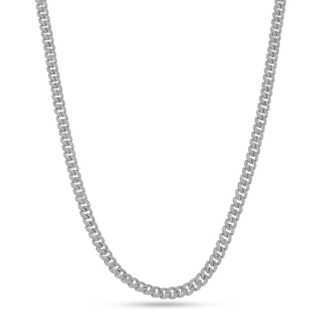 8mm Buzlu Miami Cuban Bileklik Zinciri