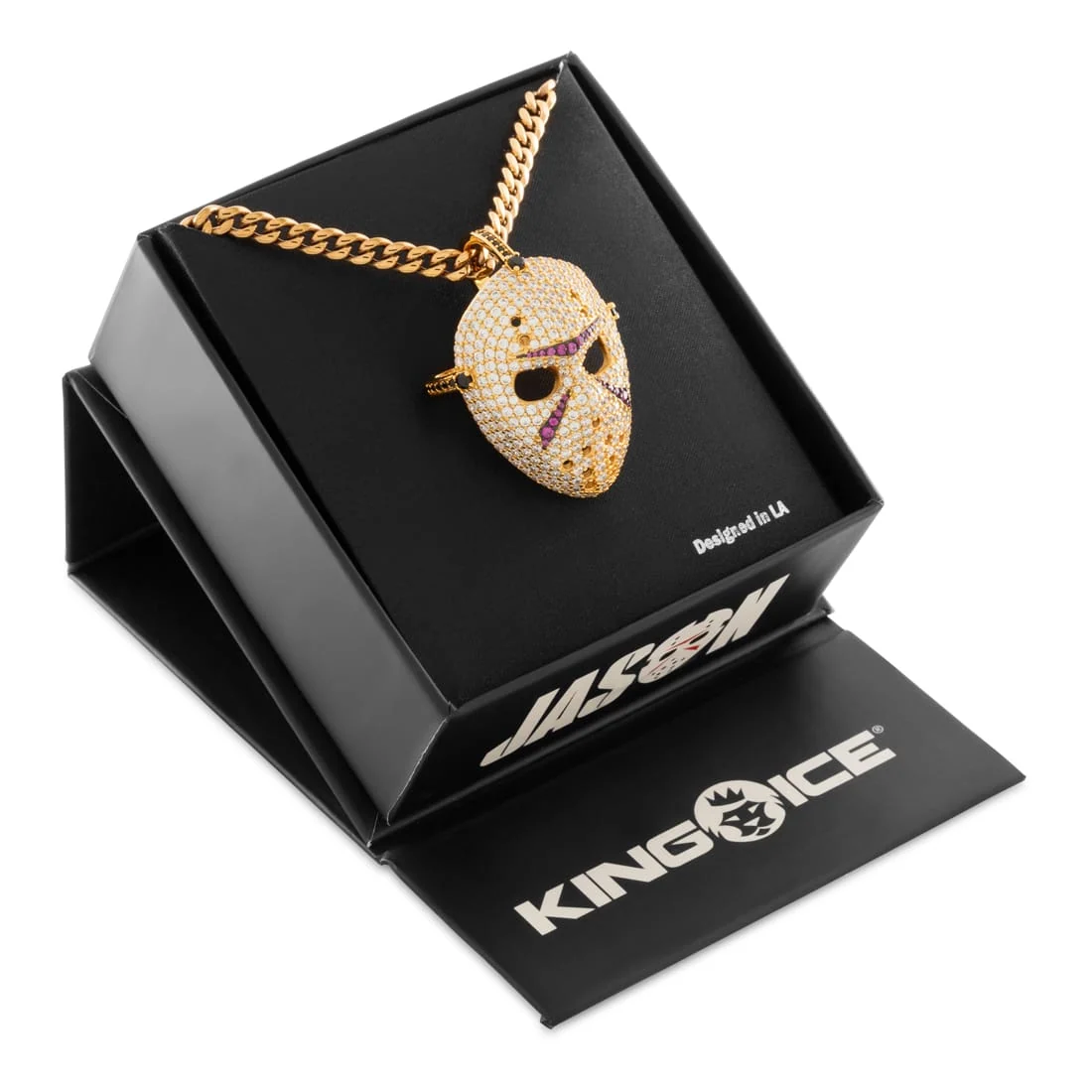 JASON x King Ice - Naszyjnik z maską Jasona