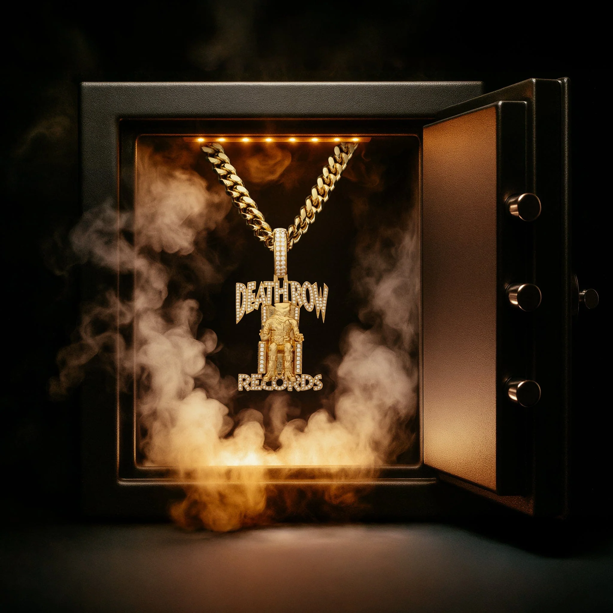 Naszyjnik Death Row Records x King Ice - Iced Logo
