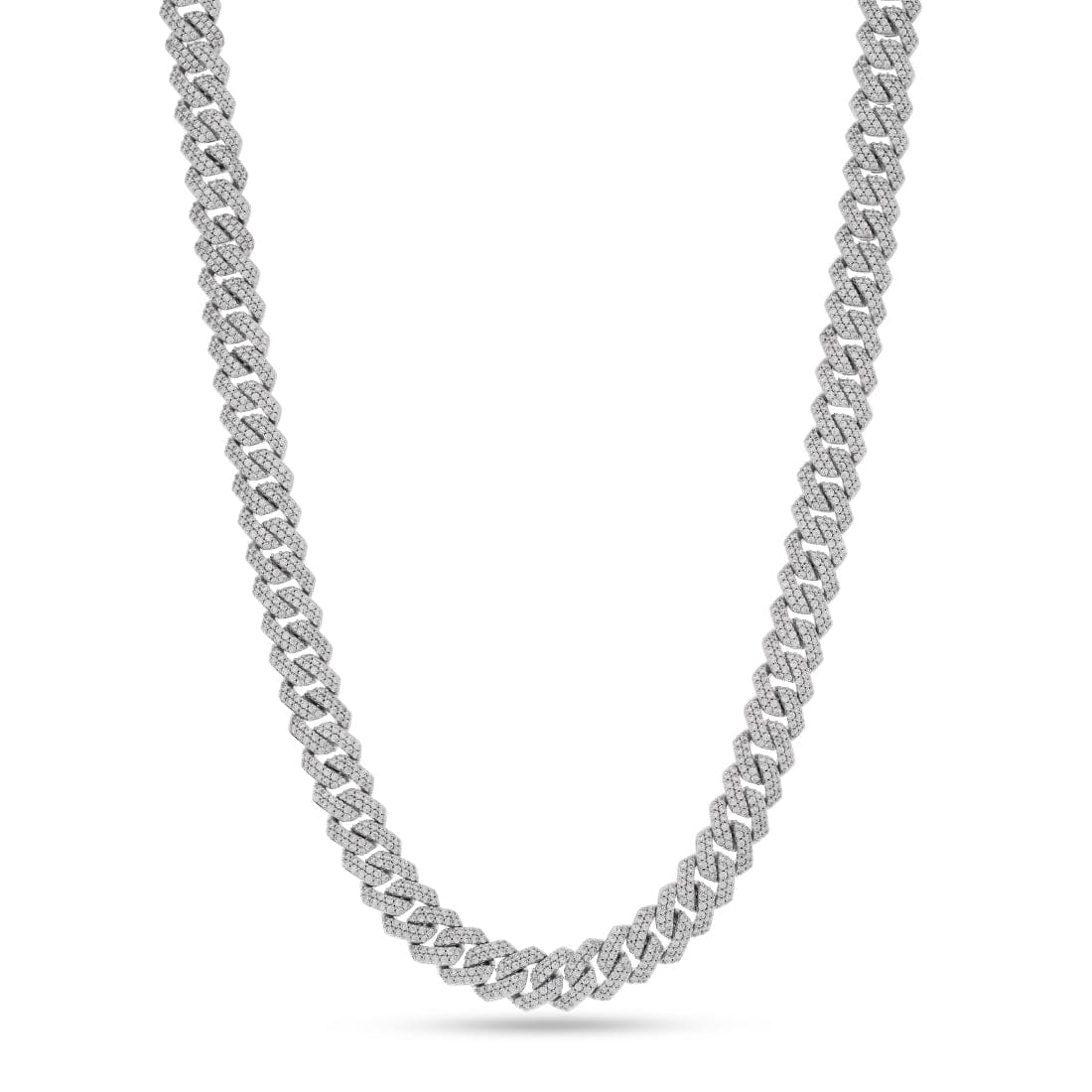 15mm Iced Diamond Cut Miami Cuban Link Chain