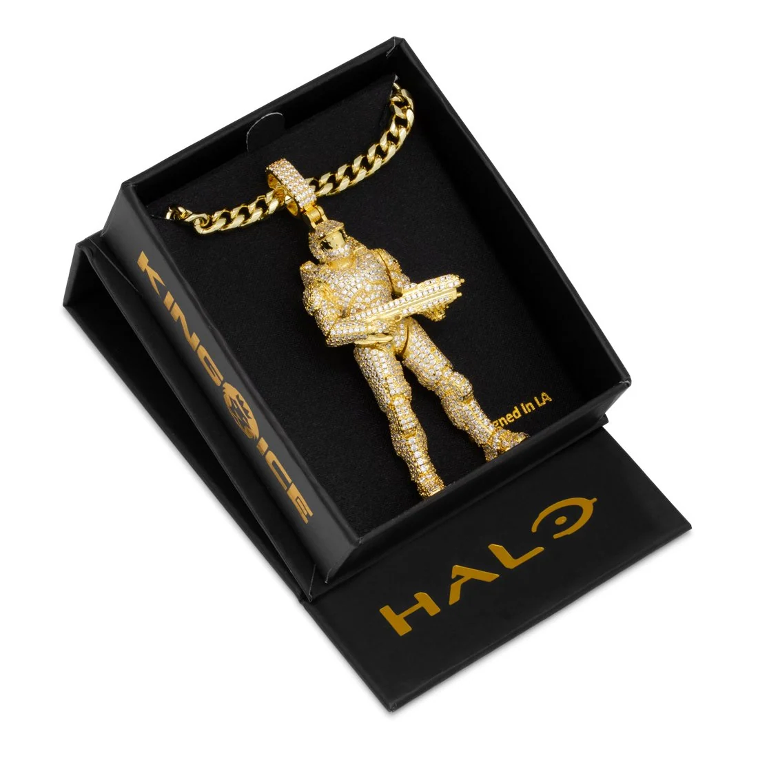 Halo x King Ice - Master Chief Necklace