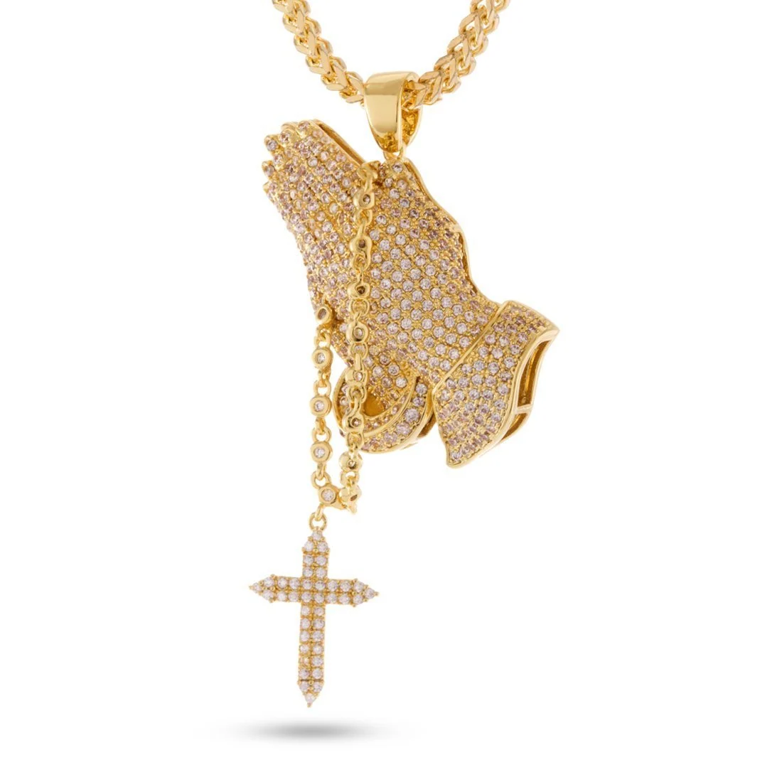 Naszyjnik Rosary Praying Hands