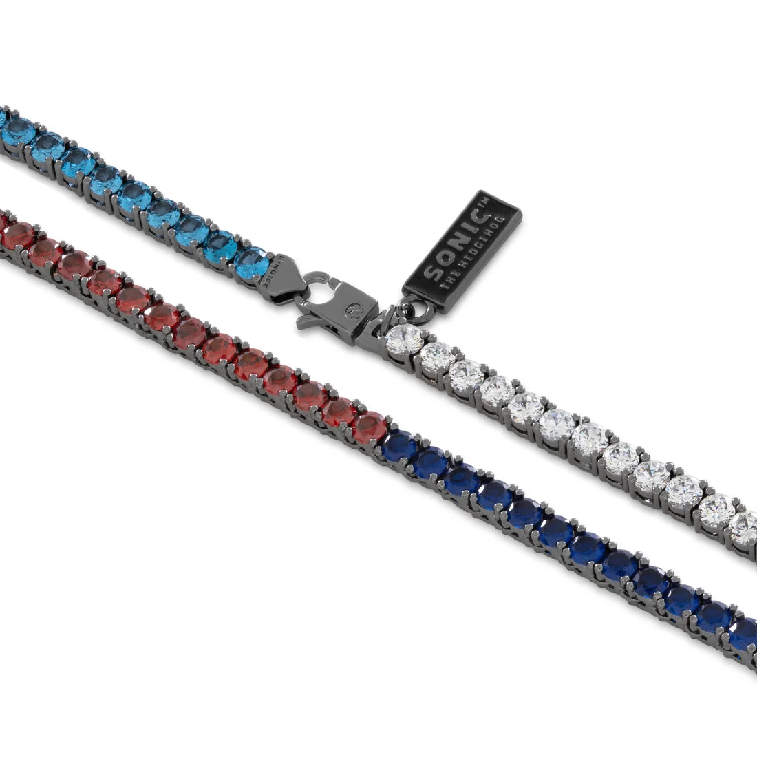 Sonic the Hedgehog x King Ice - 4mm Chaos Emerald Tennis-Kette