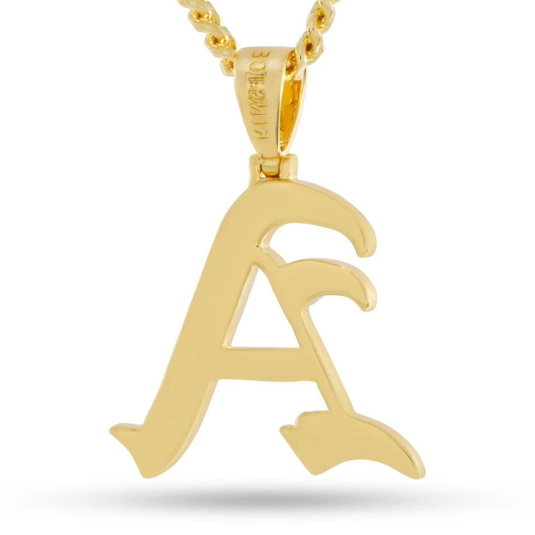 Old English Letter "A" 項鍊